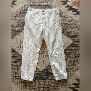 J. Crew Women’s Casual Jogger Linen Blend Pants size Large
